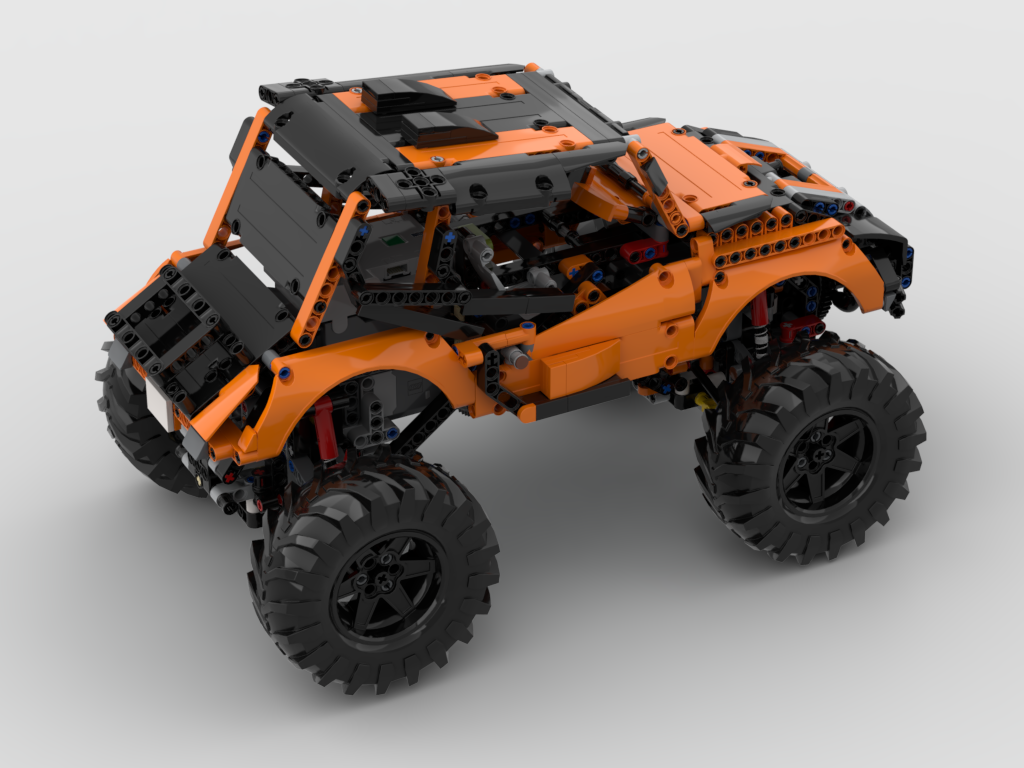 MOC - 42126 + 42099 Alternative Design 4X4 off road Jeep with RC (control+)