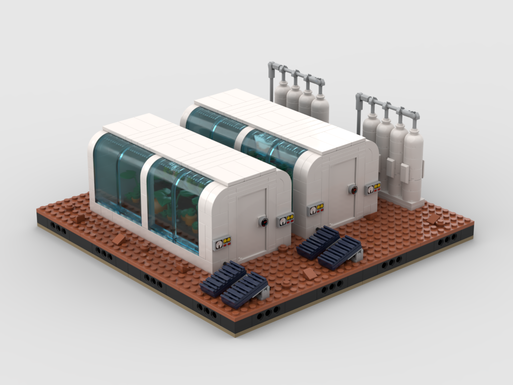 MOC - Modular Mars Diorama