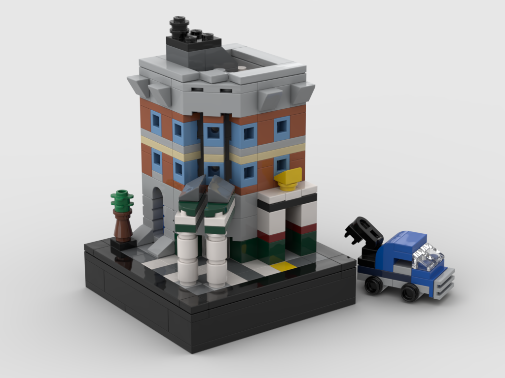 MOC - Mini SET 10264 - Corner Garage - How to build it   