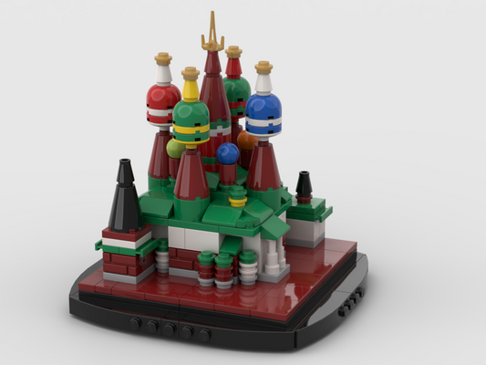 MOC - Mini Saint Basil's Cathedral - Moscow - How to build it   