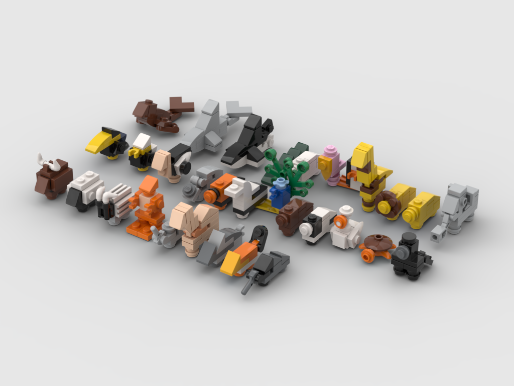 MOC - Mini Animals - How to build it   