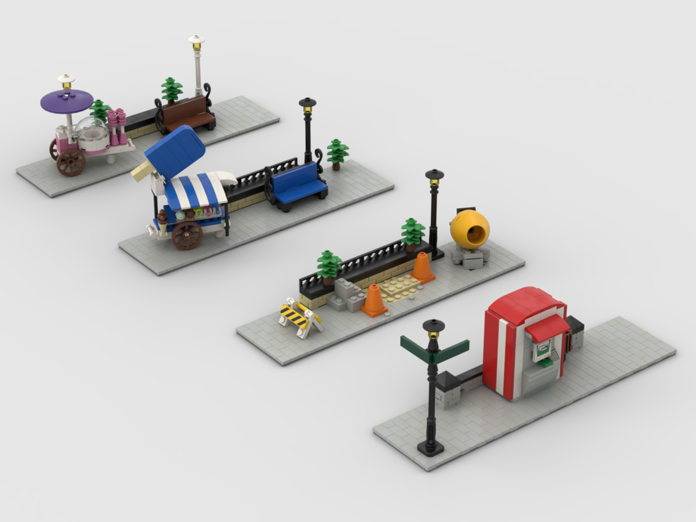 MOC - Modular Corner Pack #4 - Turn every modular model into a corner ...