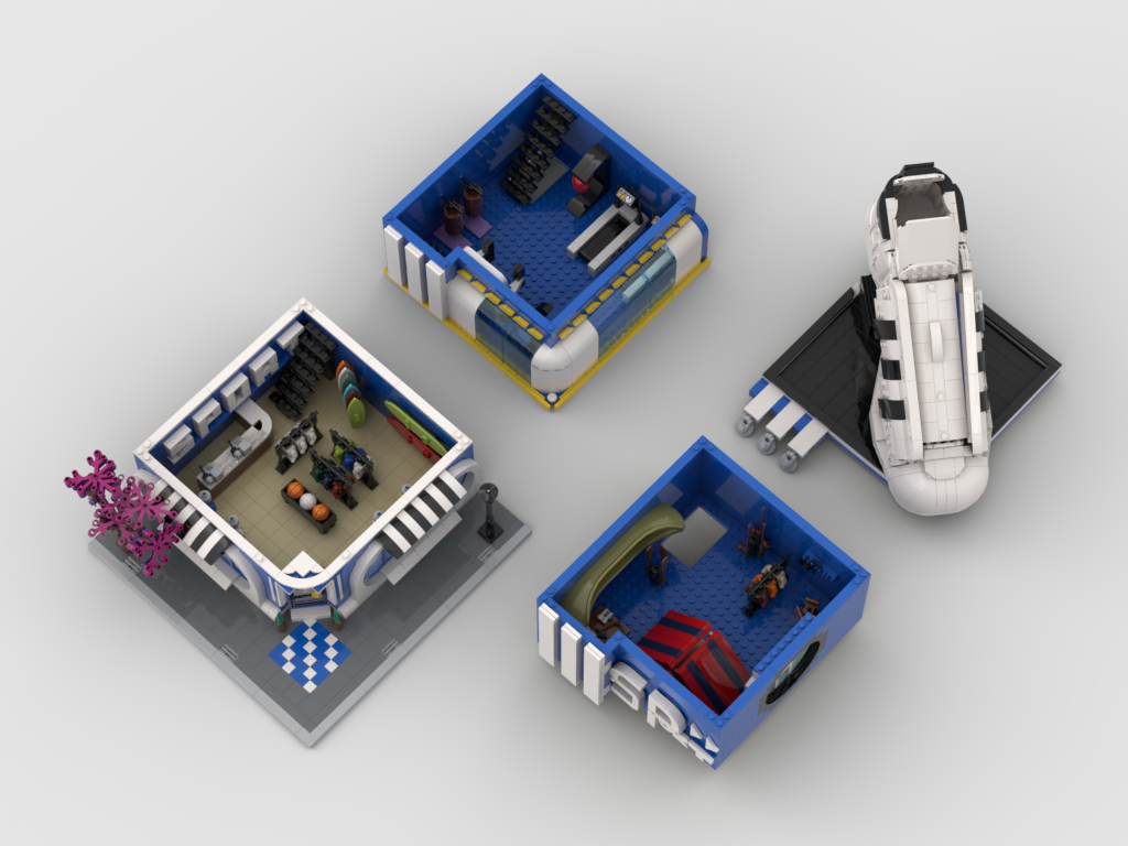 MOC - Modular Sport Store - Display for set 10282