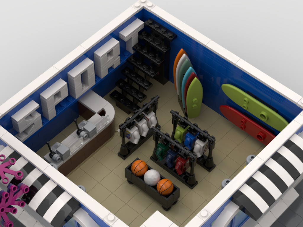 MOC - Modular Sport Store - Display for set 10282