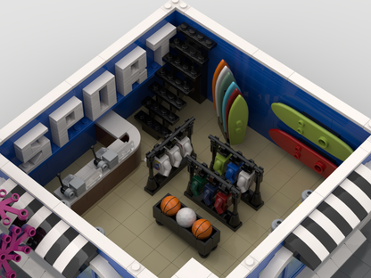 MOC - Modular Sport Store - Display for set 10282